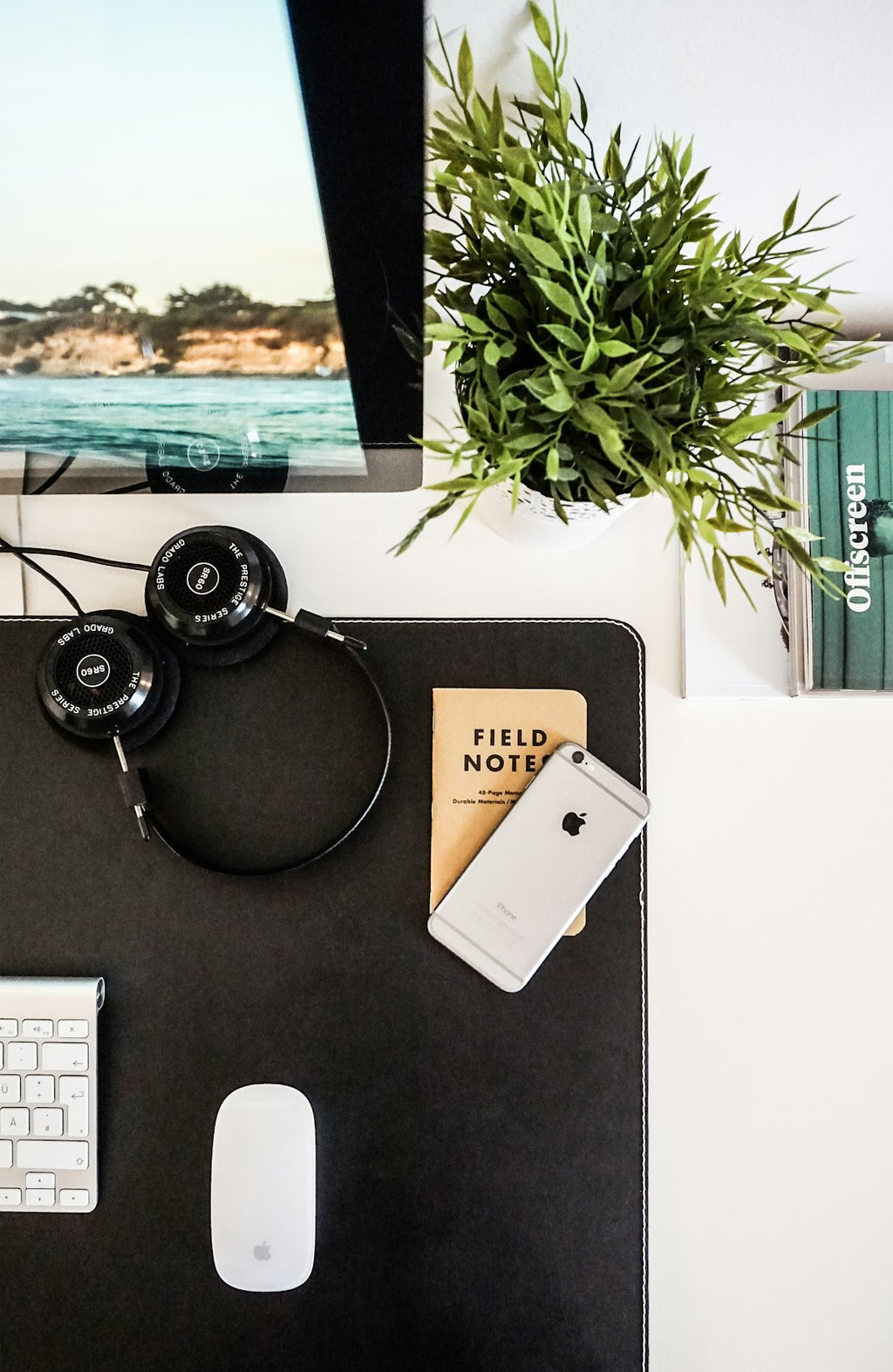 Aura Bamboo Monitor Stand & Desk Organizer — View 2 | LIGNIA